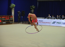 В Баку открылся 16-й азербайджанский чемпионат по художественной гимнастике, Баку, Азербайджан, 3 апреля, 2009 г.