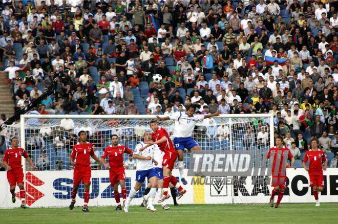 Отборочный матч чемпионата мира-2010 в 4-й европейской отборочной группе между сборными Азербайджана и Уэльса в Баку, Баку, Азербайджан, 6 июня 2009 г.