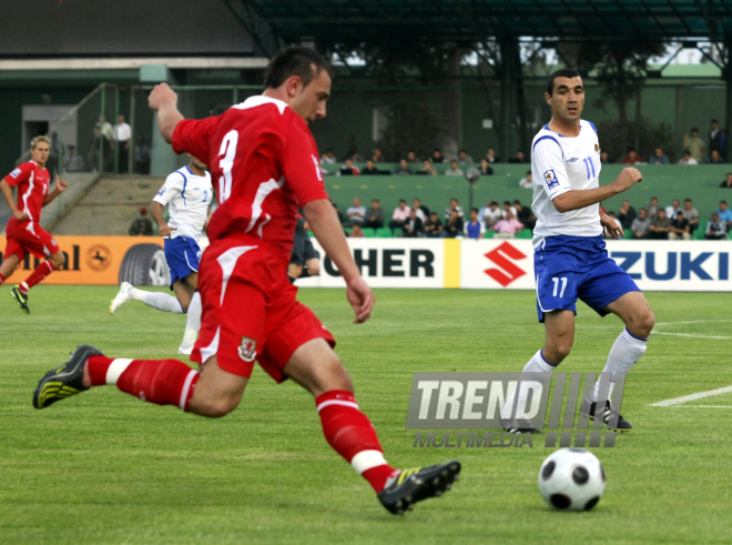 Отборочный матч чемпионата мира-2010 в 4-й европейской отборочной группе между сборными Азербайджана и Уэльса в Баку, Баку, Азербайджан, 6 июня 2009 г.