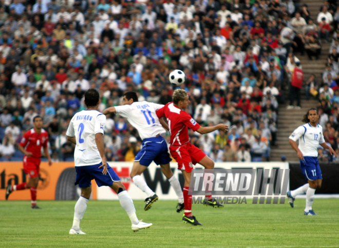 Отборочный матч чемпионата мира-2010 в 4-й европейской отборочной группе между сборными Азербайджана и Уэльса в Баку, Баку, Азербайджан, 6 июня 2009 г.