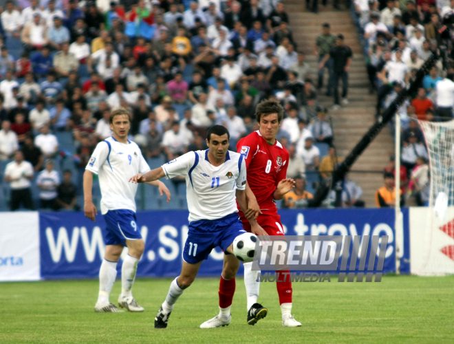 Отборочный матч чемпионата мира-2010 в 4-й европейской отборочной группе между сборными Азербайджана и Уэльса в Баку, Баку, Азербайджан, 6 июня 2009 г.