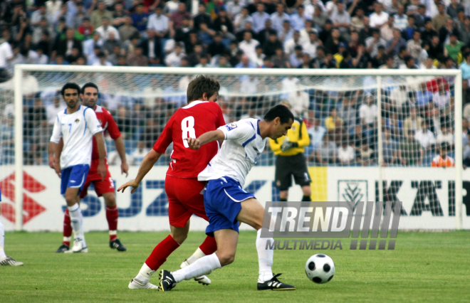 Отборочный матч чемпионата мира-2010 в 4-й европейской отборочной группе между сборными Азербайджана и Уэльса в Баку, Баку, Азербайджан, 6 июня 2009 г.