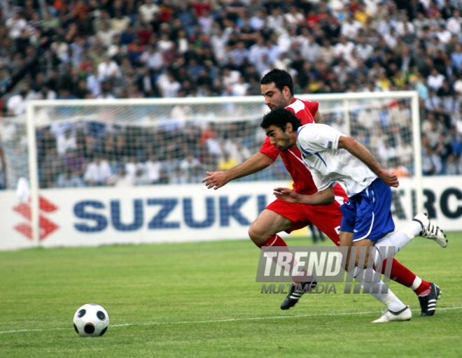 Отборочный матч чемпионата мира-2010 в 4-й европейской отборочной группе между сборными Азербайджана и Уэльса в Баку, Баку, Азербайджан, 6 июня 2009 г.