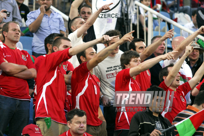 Отборочный матч чемпионата мира-2010 в 4-й европейской отборочной группе между сборными Азербайджана и Уэльса в Баку, Баку, Азербайджан, 6 июня 2009 г.