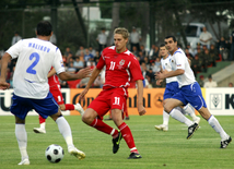 Отборочный матч чемпионата мира-2010 в 4-й европейской отборочной группе между сборными Азербайджана и Уэльса в Баку, Баку, Азербайджан, 6 июня 2009 г.