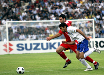 Отборочный матч чемпионата мира-2010 в 4-й европейской отборочной группе между сборными Азербайджана и Уэльса в Баку, Баку, Азербайджан, 6 июня 2009 г.