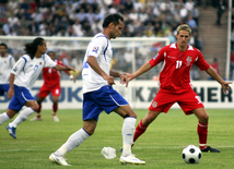 Отборочный матч чемпионата мира-2010 в 4-й европейской отборочной группе между сборными Азербайджана и Уэльса в Баку, Баку, Азербайджан, 6 июня 2009 г.