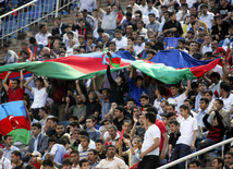 Отборочный матч чемпионата мира-2010 в 4-й европейской отборочной группе между сборными Азербайджана и Уэльса в Баку, Баку, Азербайджан, 6 июня 2009 г.