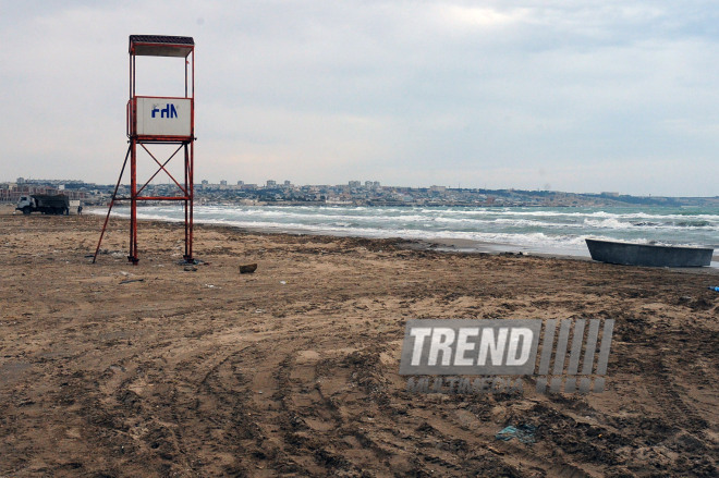 Beach, Baku, Azerbaijan, June 7, 2009