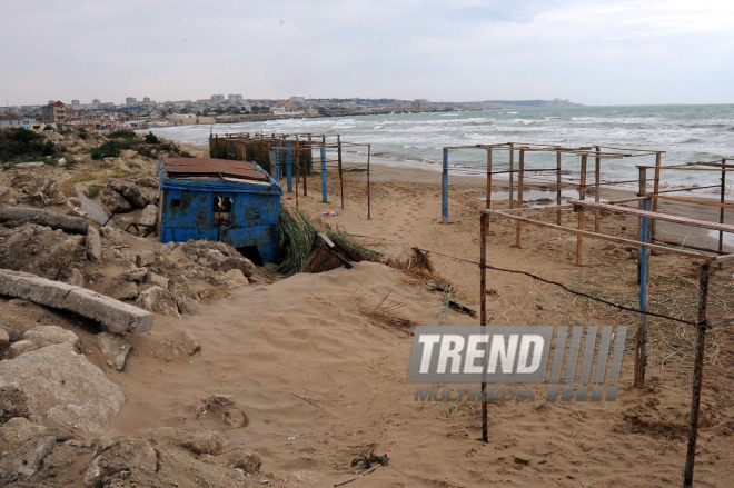 Beach, Baku, Azerbaijan, June 7, 2009