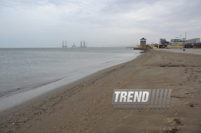 Beach, Baku, Azerbaijan, June 7, 2009