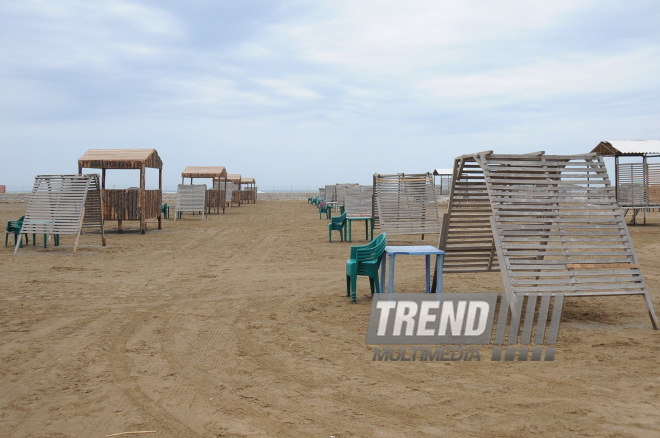 Beach, Baku, Azerbaijan, June 7, 2009