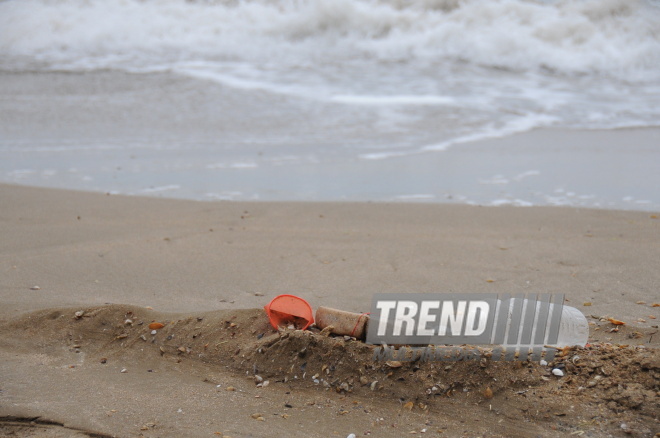 Beach, Baku, Azerbaijan, June 7, 2009