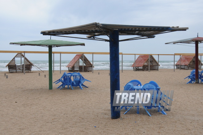 Beach, Baku, Azerbaijan, June 7, 2009