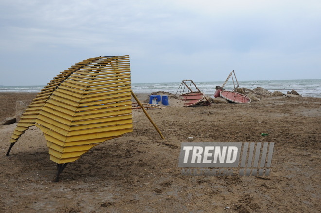 Beach, Baku, Azerbaijan, June 7, 2009