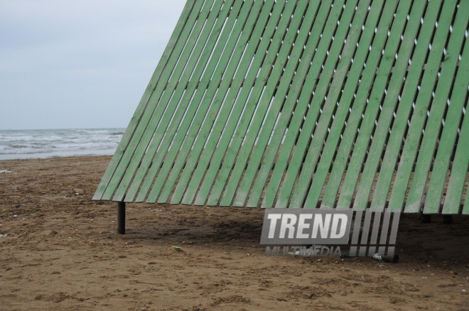 Beach, Baku, Azerbaijan, June 7, 2009