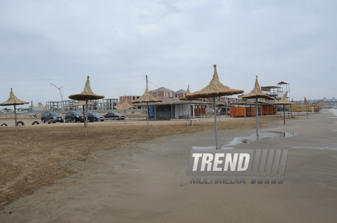 Beach, Baku, Azerbaijan, June 7, 2009