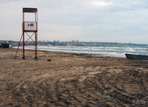 Beach, Baku, Azerbaijan, June 7, 2009