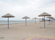 Beach, Baku, Azerbaijan, June 7, 2009