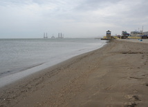 Beach, Baku, Azerbaijan, June 7, 2009