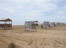 Beach, Baku, Azerbaijan, June 7, 2009