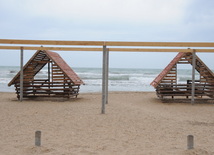 Beach, Baku, Azerbaijan, June 7, 2009