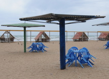 Beach, Baku, Azerbaijan, June 7, 2009