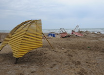 Beach, Baku, Azerbaijan, June 7, 2009