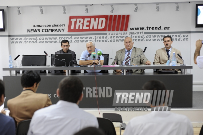 Conference of the Fund for Regional Development Center in Azerbaijan on the development of agro-tourism in the Upper Shirvan economic region, Trend press center, Baku, Azerbaijan, Sept. 17, 2009