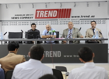 Conference of the Fund for Regional Development Center in Azerbaijan on the development of agro-tourism in the Upper Shirvan economic region, Trend press center, Baku, Azerbaijan, Sept. 17, 2009