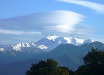 Azərbaycanın Qəbələ rayonunda dağ landşaftı, Qəbələ, Azərbaycan, 09 noyabr 2009