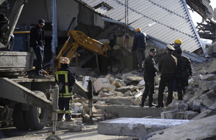 Blast in the Binagadi district of Baku, Baku, Azerbaijan, February 22, 2010 