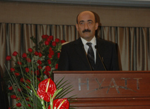 Holiday in Kuwait's Embassy in Azerbaijan, Azerbaijani Minister of Culture and Tourism Abulfas Garayev, Baku, Azerbaijan, February 24, 2010