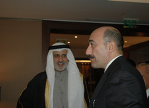 Holiday in Kuwait's Embassy in Azerbaijan, Ambassador of Kuwait to Azerbaijan, Ghassan Yusuf Al-Zavavi, Azerbaijani Minister of Culture and Tourism Abulfas Garayev, Baku, Azerbaijan, February 24, 2010