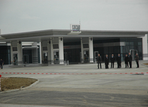 Construction of SOCAR's filling station, Baku, Azerbaijan, March 1, 2010  