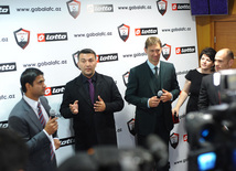 Azerbaijani Football Club "Gabala" introduces new executive director and new head coach, "Gabala" head coach Tony Adams, Baku, Azerbaijan, May 12, 2010