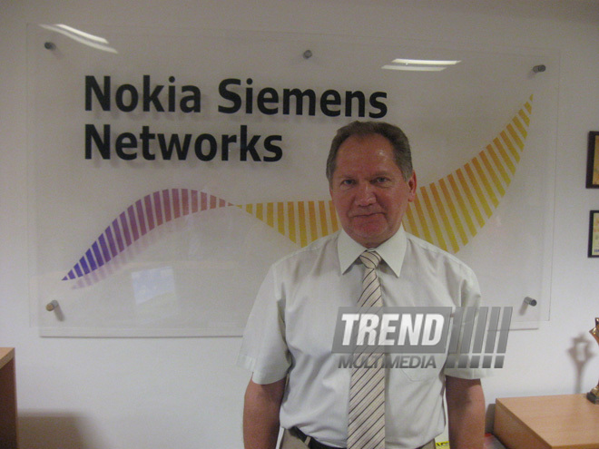 Региональный директор компании Nokia Siemens Networks Азербайджан/Грузия/Туркменистан Александр Богомолов, Баку, Азербайджан, 26 мая 2010 г.