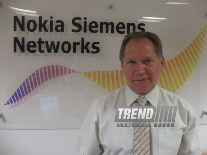 Региональный директор компании Nokia Siemens Networks Азербайджан/Грузия/Туркменистан Александр Богомолов, Баку, Азербайджан, 26 мая 2010 г.