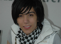 Young singer Fuad Mustafazede presented three songs to the media, Trend press center, Baku, Azerbaijan, May 26. 2010