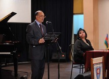 Democratic Azerbaijan World Party holds scientific-practical conference 'Social-political aspects of terrorism',Democratic Azerbaijan World Party chairman Mammad Alizadeh, Azerbaijan, Baku, June 7, 2010  