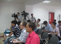 News conference of the Independent Consumers Union NGO, Baku, Azerbaijan, june 09 2010