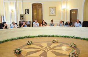 A new book by Azerbaijani professor, doctor of philology Gazanfar Pashayev "To respect is our duty" has been presented, Baku, Azerbaijan, June 11. 2010