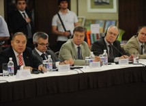 The 8th International Baku Conference of Ombudsmen, Turkish Ambassador to Azerbaijan Hulusi Kilic, Russian Ambassador to Azerbaijan Vladimir Dorokhin, Baku, Azerbaijan, June 17. 2010