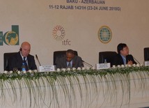 Baku hosts 268th session Islamic Development Bank's (IDB) Board of Executive Directors, Chairman of the Central Bank of Azerbaijan Elman Rustamov, Islamic Development Bank President Ahmad Muhammad Ali, Baku, Azerbaijan, June 21, 2010