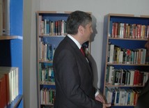 Austrian library opened in Baku, Austrian Foreign Minister Michael Shpindelegger, Baku, Azerbaijan, June 23, 2010 