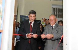 Austrian library opened in Baku, Austrian Foreign Minister Michael Shpindelegger, Baku, Azerbaijan, June 23, 2010 