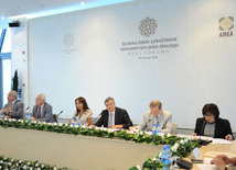 Baku hosts international conference on "Dialogue of cultures in a globalizing world" (Baku forum), Rector of the Baku branch of Moscow State University (MSU) named after M.V.Lomonosov Nargiz Pashayeva, Baku, Azerbaijan, June 29, 2010