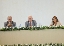 Baku hosts international conference on "Dialogue of cultures in a globalizing world" (Baku forum), Rector of the Baku branch of Moscow State University (MSU) named after M.V.Lomonosov Nargiz Pashayeva, Baku, Azerbaijan, June 29, 2010