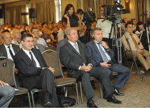 Baku hosts "Day of Innovation", Communications and IT Minister Ali Abbasov, Education Minister Misir Mardanov, Baku, Azerbaijan, June 30, 2010 