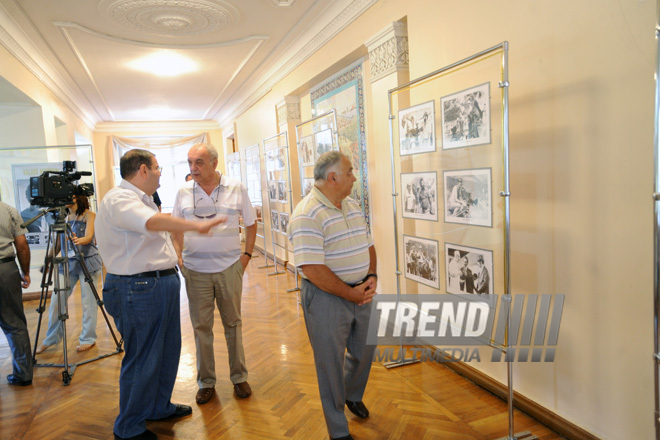 Baku Museum Center hosts jubilee event on 65th anniversary of Honoured Art Worker, Famous Azerbaijani cameraman Valery Karimov, Baku, Azerbaijan, June 30, 2010